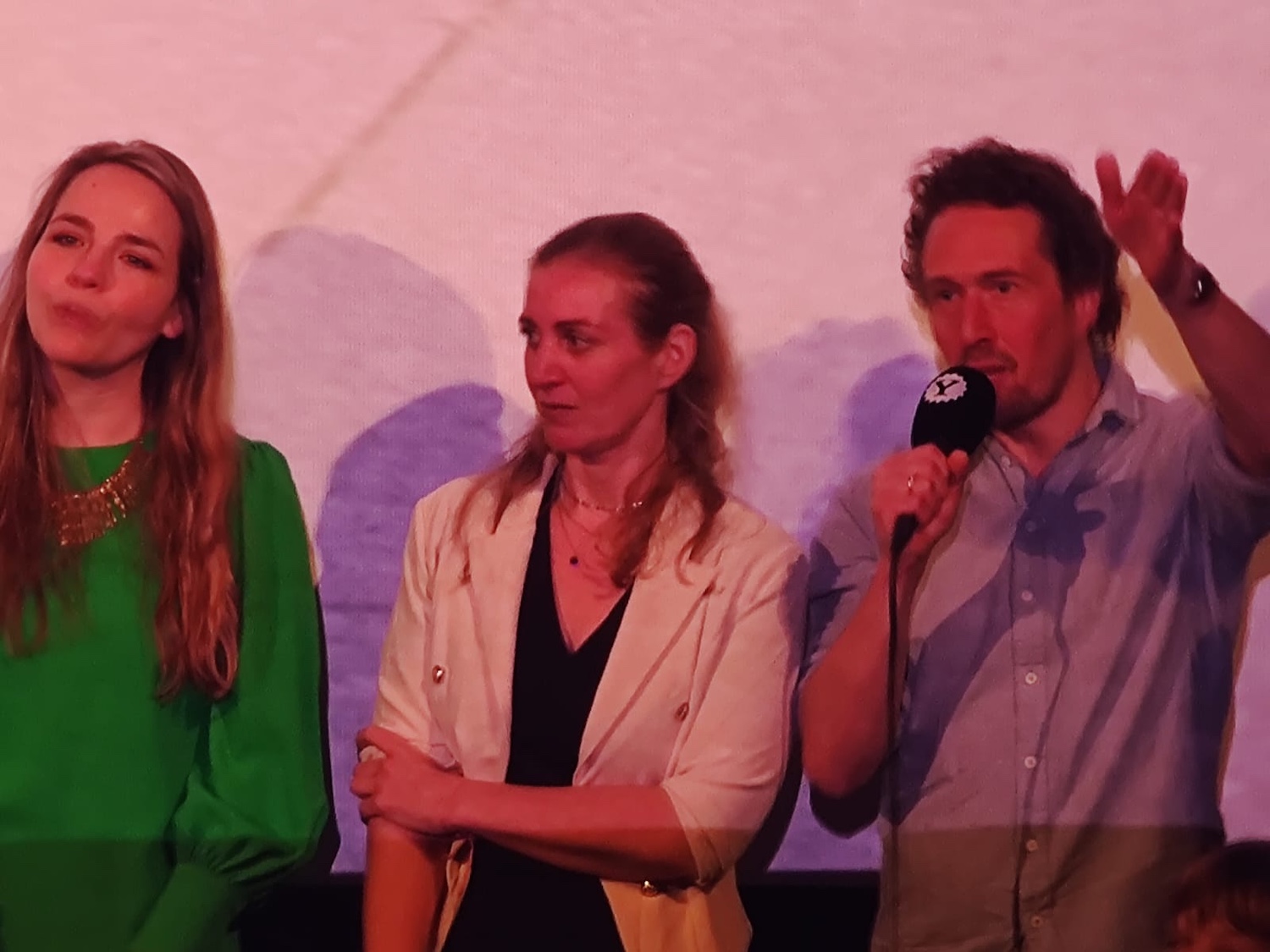 Juliane Scheel bei der Premiere des Dokumentarfilms Wir Glückskinder, März 2026
